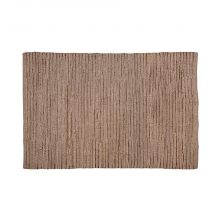 Boho - Covor boho iuta piele maro|Covoare elegante