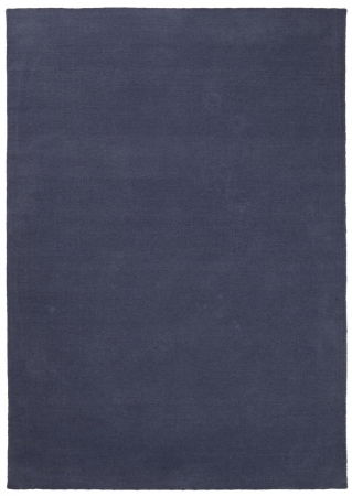 Boho - Covor rustic din lana bleumarin|Covoare naturale premium