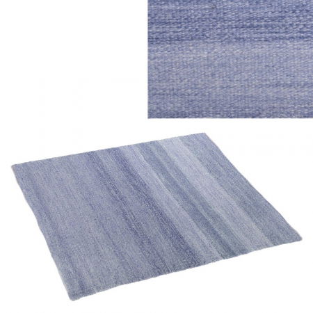 Boho - Covor exterior pet reciclat 160x230 – vedere completă, nuanțe indigo și textură melanj