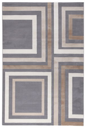 Textile - Traversa moderna geometrica gri|Traverse contemporane premium