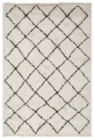 Contemporary - Covor berber alb pufos|Covoare moderne premium