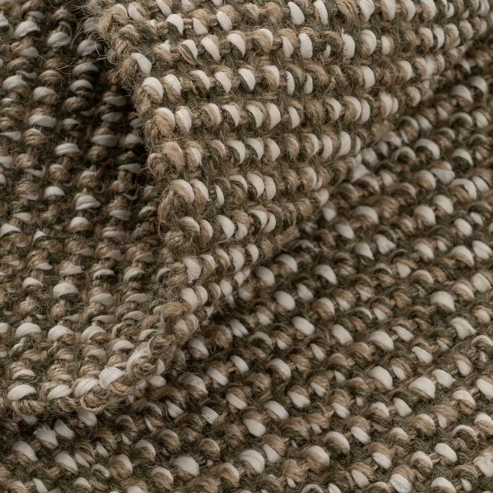 Iluminat in Stil Boho - Covor marmorat verde iuta si bumbac - Covoare moderne