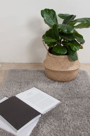 Textile - Covor modern minimalist gri|Covoare ecologice premium