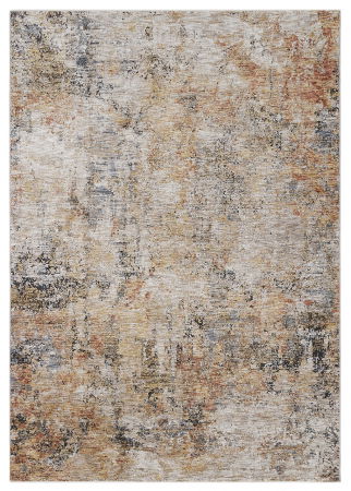 Covoare - Covor abstract modern ruginiu bej|Covoare versatile premium