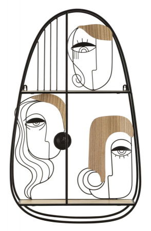 Picassy - Etajera ovala contemporana arta functionala CreativDeco