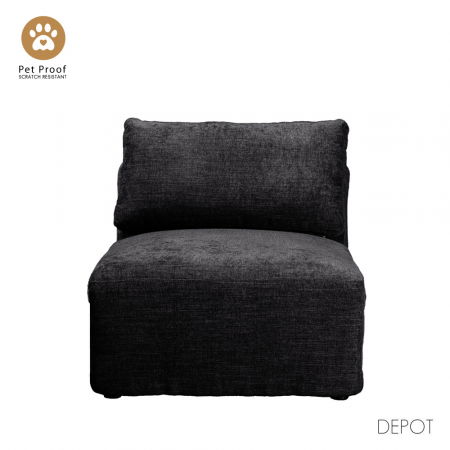 Fotolii in Stil Scandinav - Fotoliu antracit Box modular confort