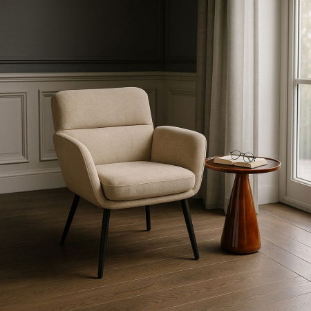 Scandinav - Fotoliu bej modern CreativDeco