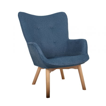 Fotolii in Stil Scandinav - Fotoliu modern confortabil Navona textil petrol