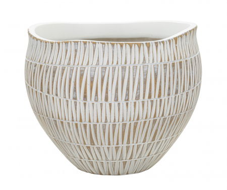 Ghivece, Suporturi flori - Ghiveci texturat decor modern CreativDeco