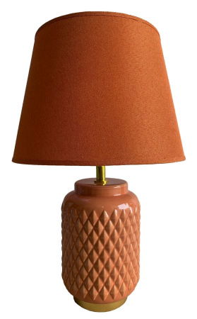 Scaune in Stil Glam - Lampa de masa portocalie | Iluminat vibrant | CreativDeco