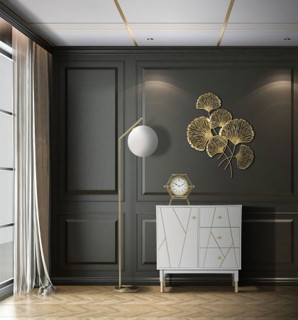 Lampa podea Glamy, auriu alb [4]