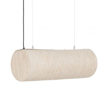 Boho - Lustra bej moderna pentru decor scandinav|Lustre patratoase pentru iluminat interior natural