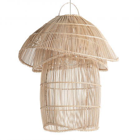 Boho - Lustra ratan boho|Corpuri iluminat naturale|Lustre artizanale XL