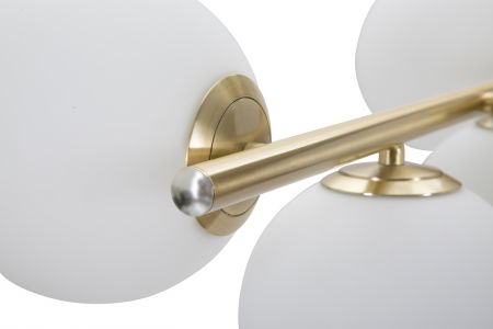 Lustra Glamy 7 lumini, auriu/alb, fier/sticla [4]