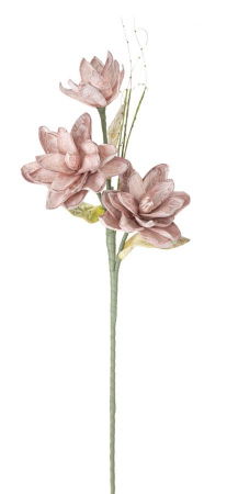 Obiecte decorative - Magnolia roz artificiala CreativDeco - Aranjamente florale elegante si durabile