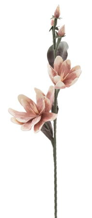 Obiecte decorative - Magnolia portocalie cu boboci CreativDeco - Flori artificiale de calitate superioara