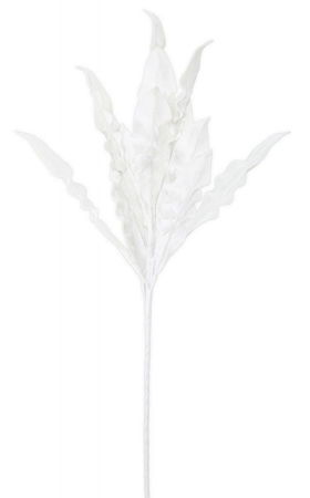 Obiecte decorative - Manunchi frunze albe Aloe CreativDeco - Decor minimalist elegant