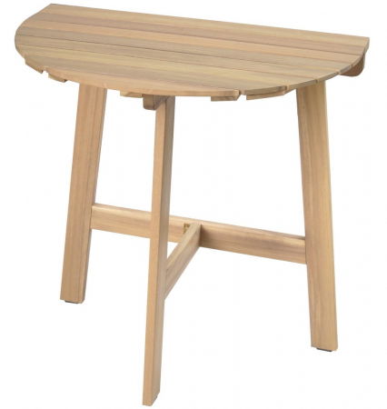 Mese in Stil Rustic - Masă Nina pliabilă perete – lemn acacia semicircular balcon