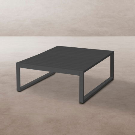 Mese in Stil Minimalist - masă joasă IO – grafit, aluminiu, stil industrial modern