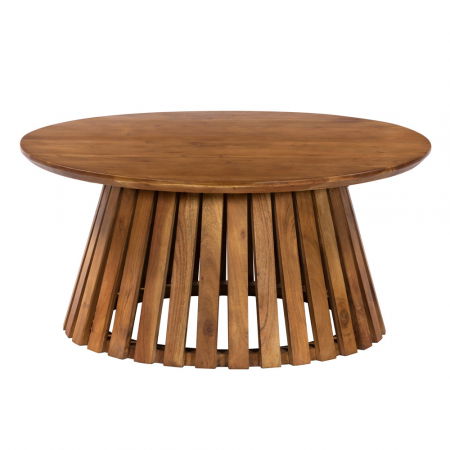 Scandinav - Măsuță de cafea rotundă lemn mango Torre