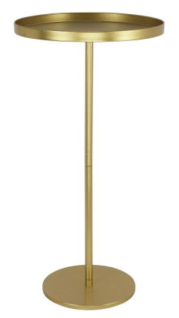 Masute Laterale - Masuta inalta aurie cu tava | Accent rafinat CreativDeco