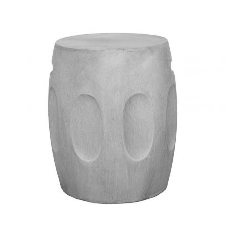 Modern - Masuță laterală sculpturală Africa Side Table gri beton