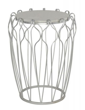 Scaune in Stil Glam - Masuta rotunda cu blat marmura | Accent living CreativDeco