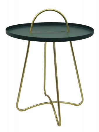 Masute Laterale - Masuta verde aurie | Accesorii living | CreativDeco