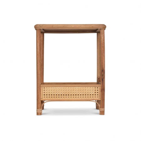 Iluminat in Stil Boho - Noptiera Ratan Natural|Noptiere Design Premium