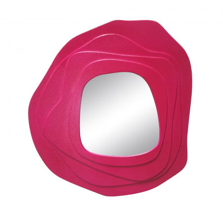 Oglinzi in Stil Glam - Oglinda asimetrica fuxia | Decor expresiv | CreativDeco