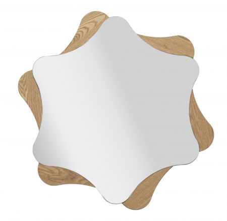 Scandinav - Oglinda Perete Design Unic MDF si Lemn Frasin CreativDeco