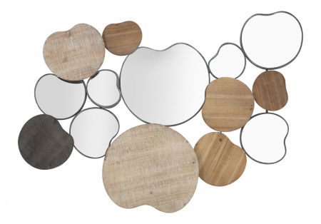 Mobilier - Oglinda moderna cu elemente rotunjite - Decor contemporan | CreativDeco