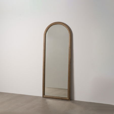 Oglinzi decorative - Oglinda decorativa cu cadru auriu pentru hol sau dormitor|Oglinzi verticale elegante pentru interioare clasice