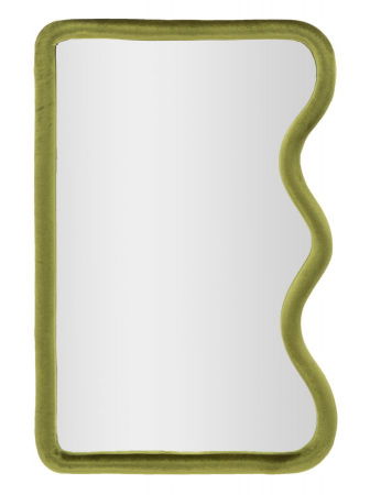 Boho - Oglinda neregulata rama verde CreativDeco