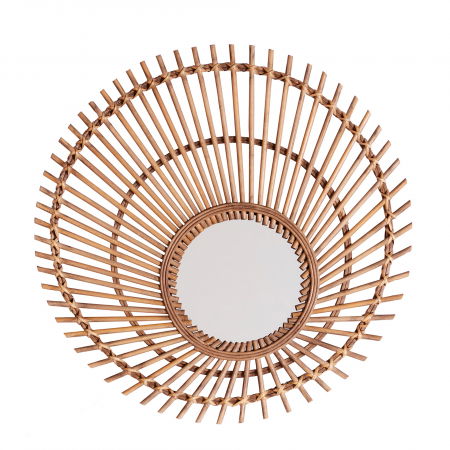 Boho - Oglinda Boho rotunda|Oglinzi premium bambus