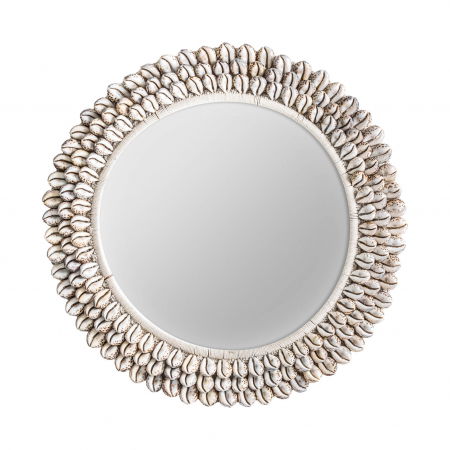 Oglinzi - Oglinda rotunda scoici|Oglinzi decorative scandinave