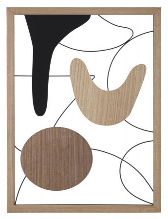 Decoratiuni perete din lemn - Design Industrial - Panou Abstract CreativDeco