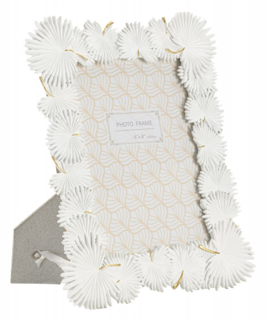 Canapele in Stil Boho - Rama foto palmier alba | CreativDeco.ro