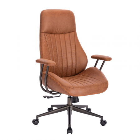 Scaun elegant pentru birou, ergonomic și sofisticat, ideal pentru spații profesionale