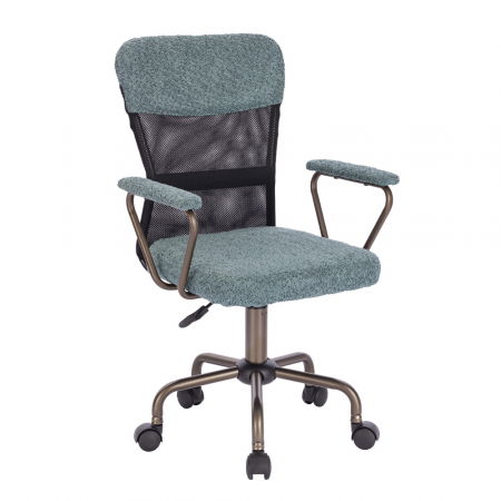 Scaun ergonomic modern în nuanță mint, cu design fresh și funcțional