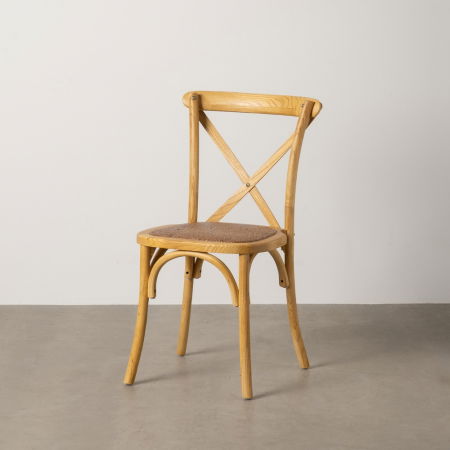 Scaune in Stil Rustic - Scaun clasic din lemn natural