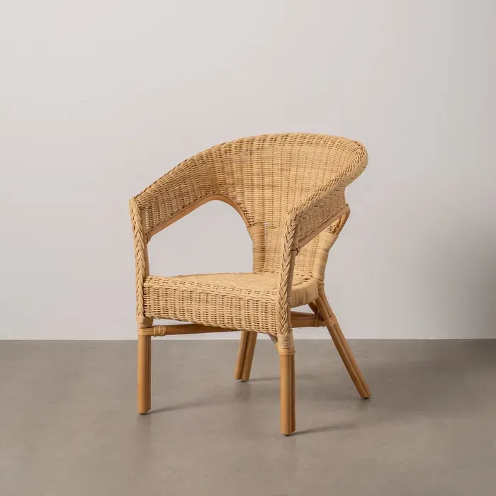 Scaune in Stil Rustic - Scaun din ratan natural pentru decoruri rustice|Scaune din ratan pentru terase și grădini boeme