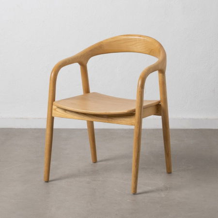 Scaune HORECA - Scaun lemn ulm cu șezut MDF – design scandinav modern ergonomic