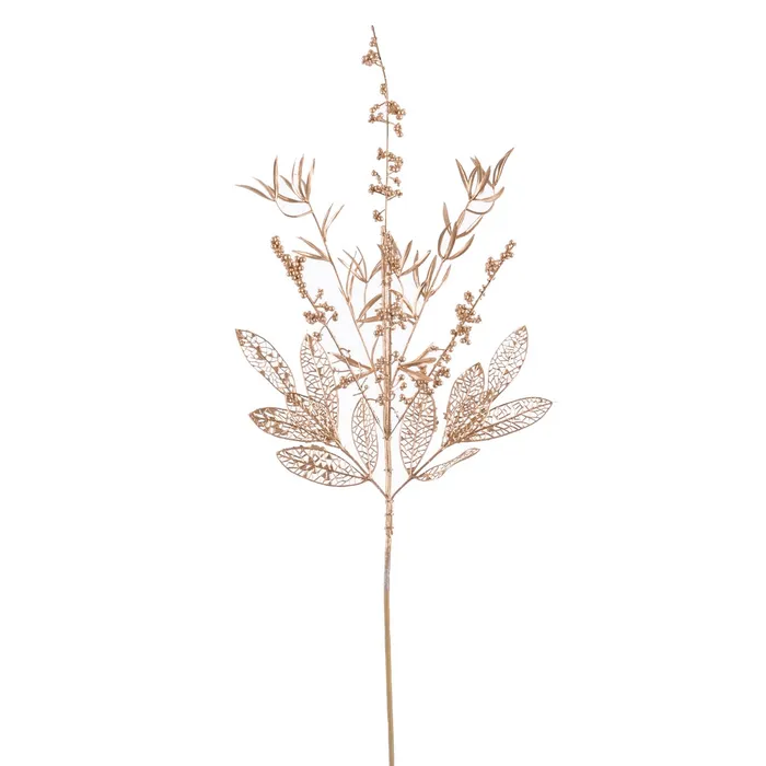 Obiecte decorative - Set Frunze Decorative Aurii CreativDeco - Rafinament si Stil in Decoratiunile de Craciun