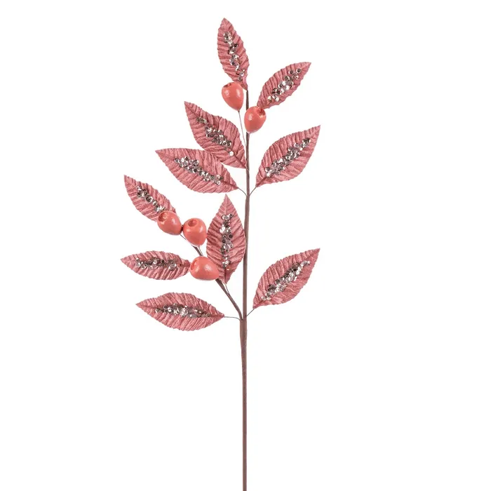 Obiecte decorative - Set Frunze Decorative Roz CreativDeco - Detalii Delicate pentru Aranjamente de Sarbatoare