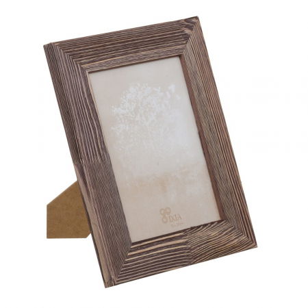CADOURI - Set rame foto rustice lemn pin 15x20 cm cu striații vizibile | CreativDeco