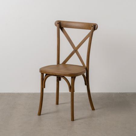 Scaune in Stil Rustic - Set scaune maro polipropilena|Scaune moderne pentru spatii comerciale