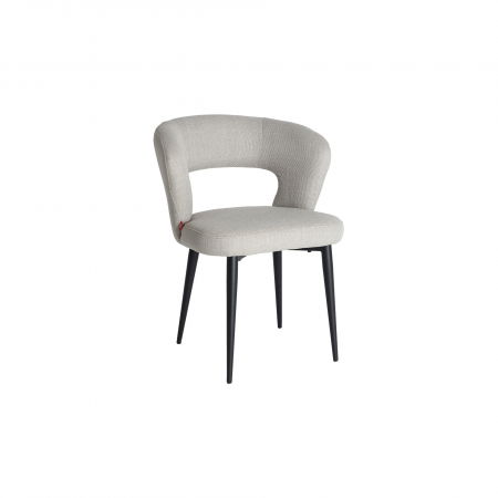 MEGA PROMOTII - Set de 2 scaune tapitate bej Flagnac 61 x 61 x 78 cm