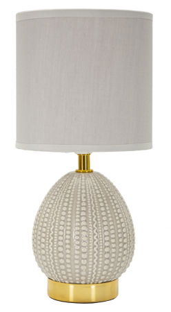 Scaune in Stil Glam - veioze bej baza aurie iluminat elegant CreativDeco