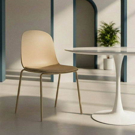 Scaune Exterior - scaune-bej-exterior-horeca-pp-metal